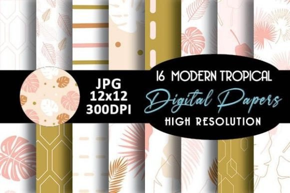 Modern Tropical Digital Papers Patterns: A Practical Guide for Creative Projects