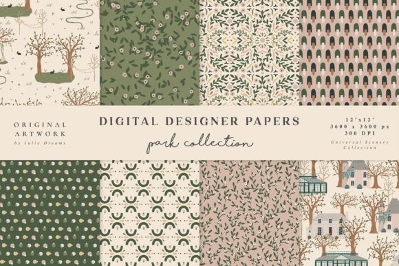 Park Orangery Seamless Patterns: Design Clarity Through Intentional Pattern Use