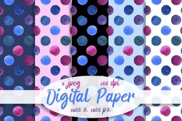 Patterns Watercolor Dots Digital Paper: A Practical Guide for Designers and Crafters