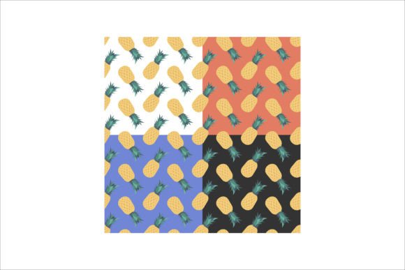 Set of Seamless Patterns with Juicy Ripe