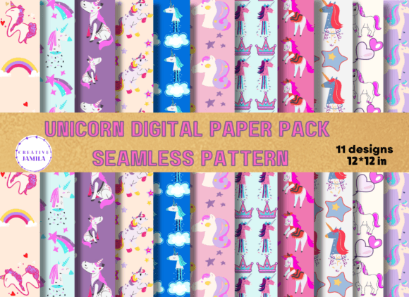 Unicorn Digital Papers & Unicorn Patterns: A Practical Review for Designers and Content Creators
